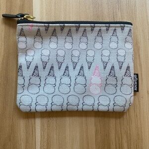 New No Tags Society6  Carry All Iphone Zipper Pouch Bag Clutch Ice cream Cones